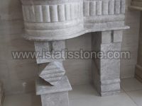 روشویی سنگی مدل گیتاری طوسی رنگ