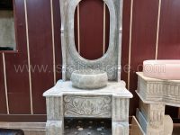 روشویی کلاسیک لاکچری سلطنتی طوسی