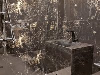 روشویی مدرن بدنه بزرگ دیواری  مشکی