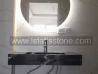 روشویی سرامیکی مدرن مشکی 40*60  CE221