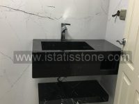 روشویی سنگی مدرن مشکی 50*70