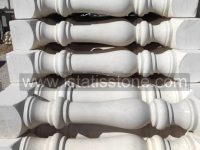 نرده صراحی سنگی لایم استون  سوپر