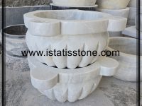 حمام ترکی سنگ چینی سفید دستکدار