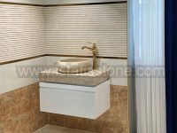 روشویی سنگی صفحه و کاسه 40*60 کرم  STC 371