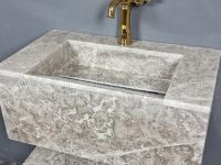 روشویی سنگی مدرن طوسی  70*40*30