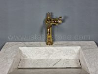 روشویی سنگی مدرن طوسی بسیار روشن 40*70