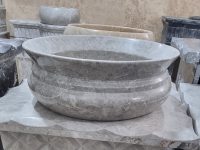 کاسه روشویی پرشین طوسی . طرح لب گلدونی
