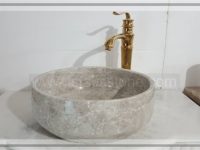 کاسه روشویی پرشین طوسی . طرح سطلی