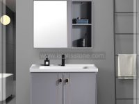 روشویی چینی سفید و کابین طوسی   CHC394