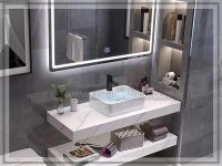 روشویی چینی و سرامیکی مدرن سفید  40*80  CE232