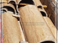 ستون گرد قطر 30 شکلاتی شمش