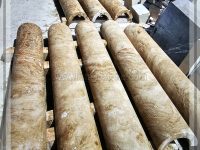 ستون گرد قطر 50 کرم بژ شمش