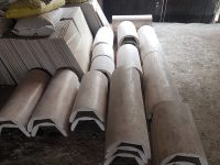 ستون گرد قطر 40 شکلاتی برشی