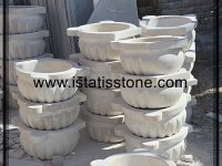حمام ترکی سنگی کرم رنگ دستک دار